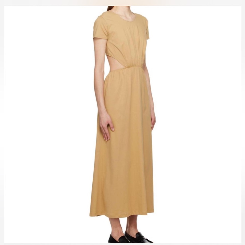 Loulou studio beige seram midi dress, size M, new without tags.